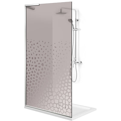 Shower Screens Walk-in, Shower wall Stainless steel, #Bronze #Bronze