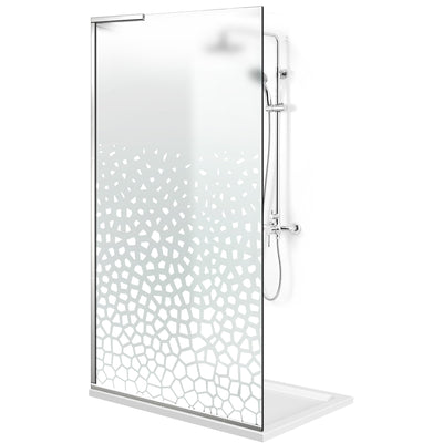 Shower Screens Walk-in, Shower wall Stainless steel, #Satiné #Matt
