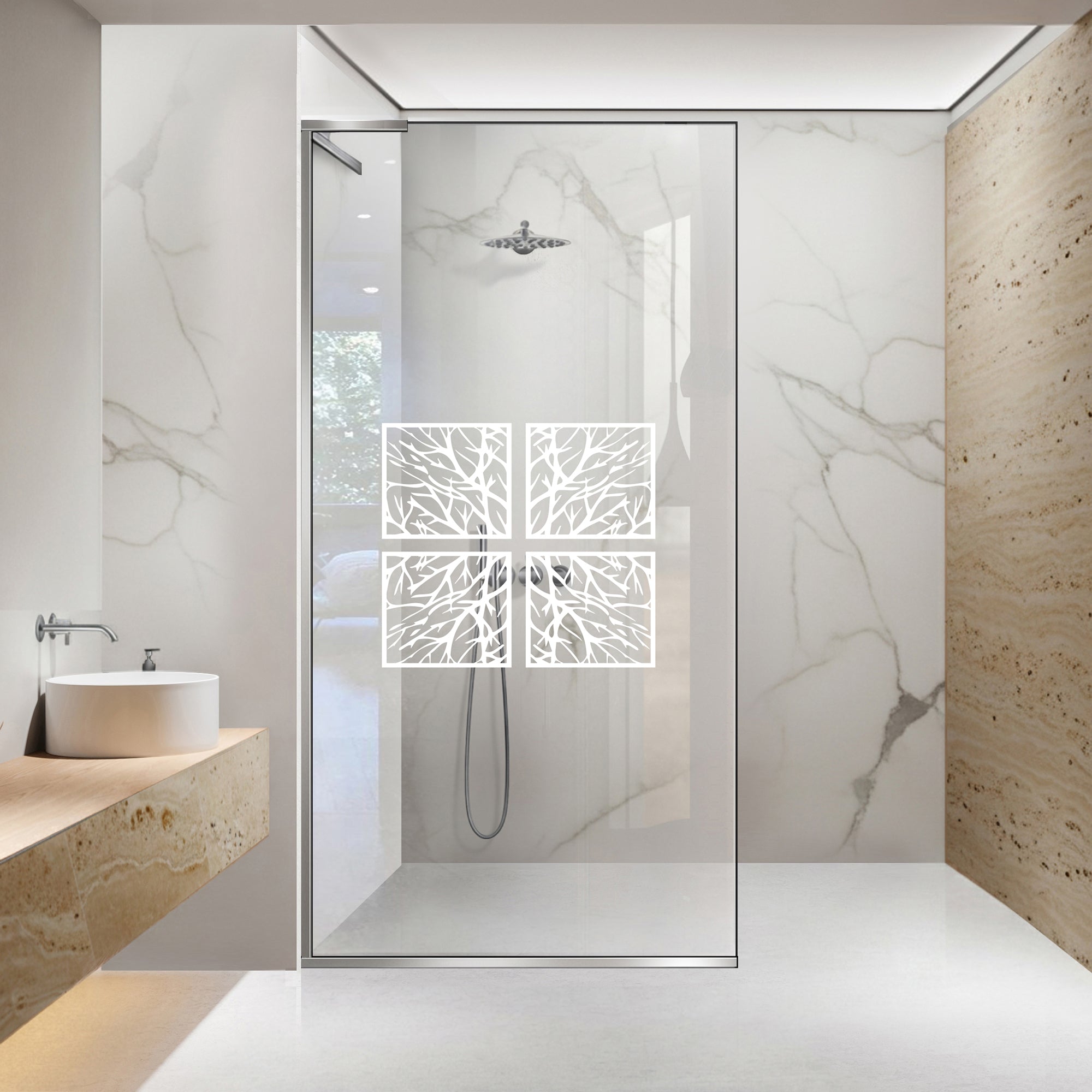 Shower Screens Walk-in, Shower wall Stainless steel, #Clear #Víztiszta