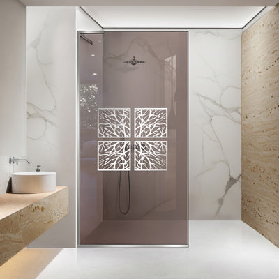 Shower Screens Walk-in, Shower wall Stainless steel, #Bronze #Bronze