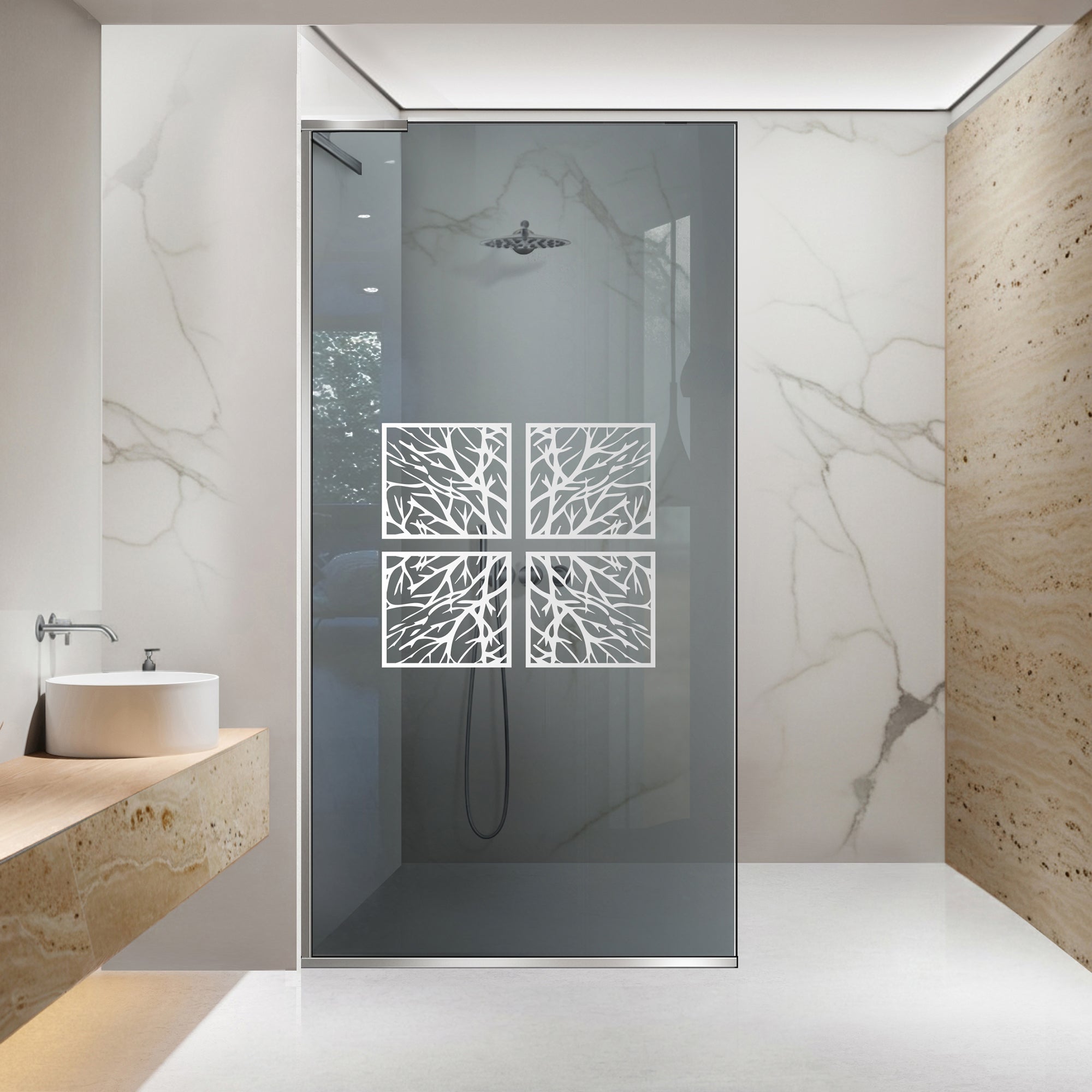 Shower Screens Walk-in, Shower wall Stainless steel, #Grey #Szürke