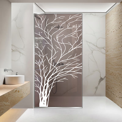 Shower Screens Walk-in, Shower wall Stainless steel, #Bronze #Bronze