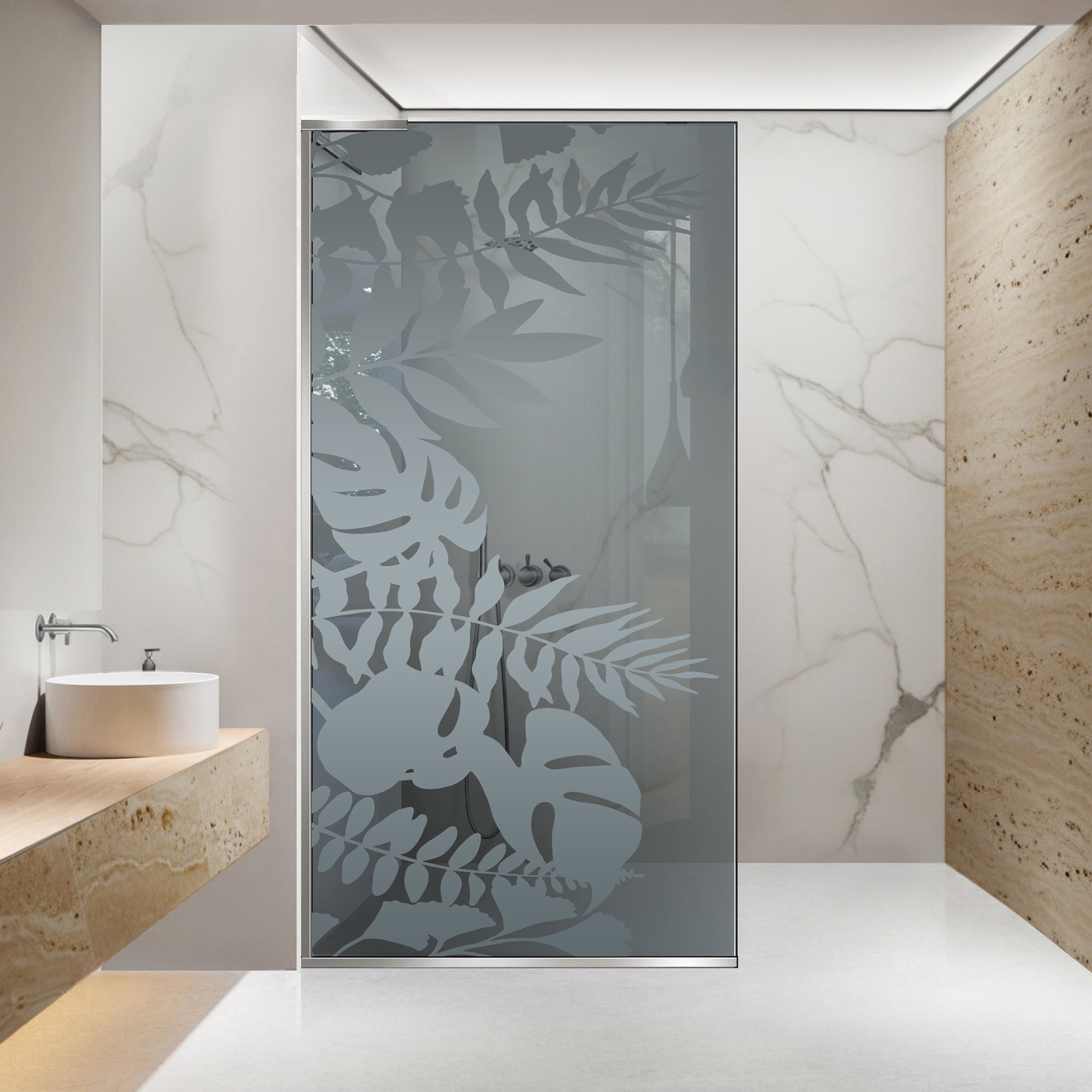Shower Screens Walk-in, Shower wall Stainless steel, #Grey #Szürke