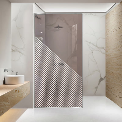 Shower Screens Walk-in, Shower wall Stainless steel, #Bronze #Bronze