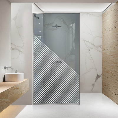 Shower Screens Walk-in, Shower wall Stainless steel, #Grey #Szürke
