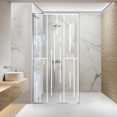 Shower Screens Walk-in, Shower wall Stainless steel, #Clear #Víztiszta