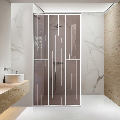 Shower Screens Walk-in, Shower wall Stainless steel, #Bronze #Bronze