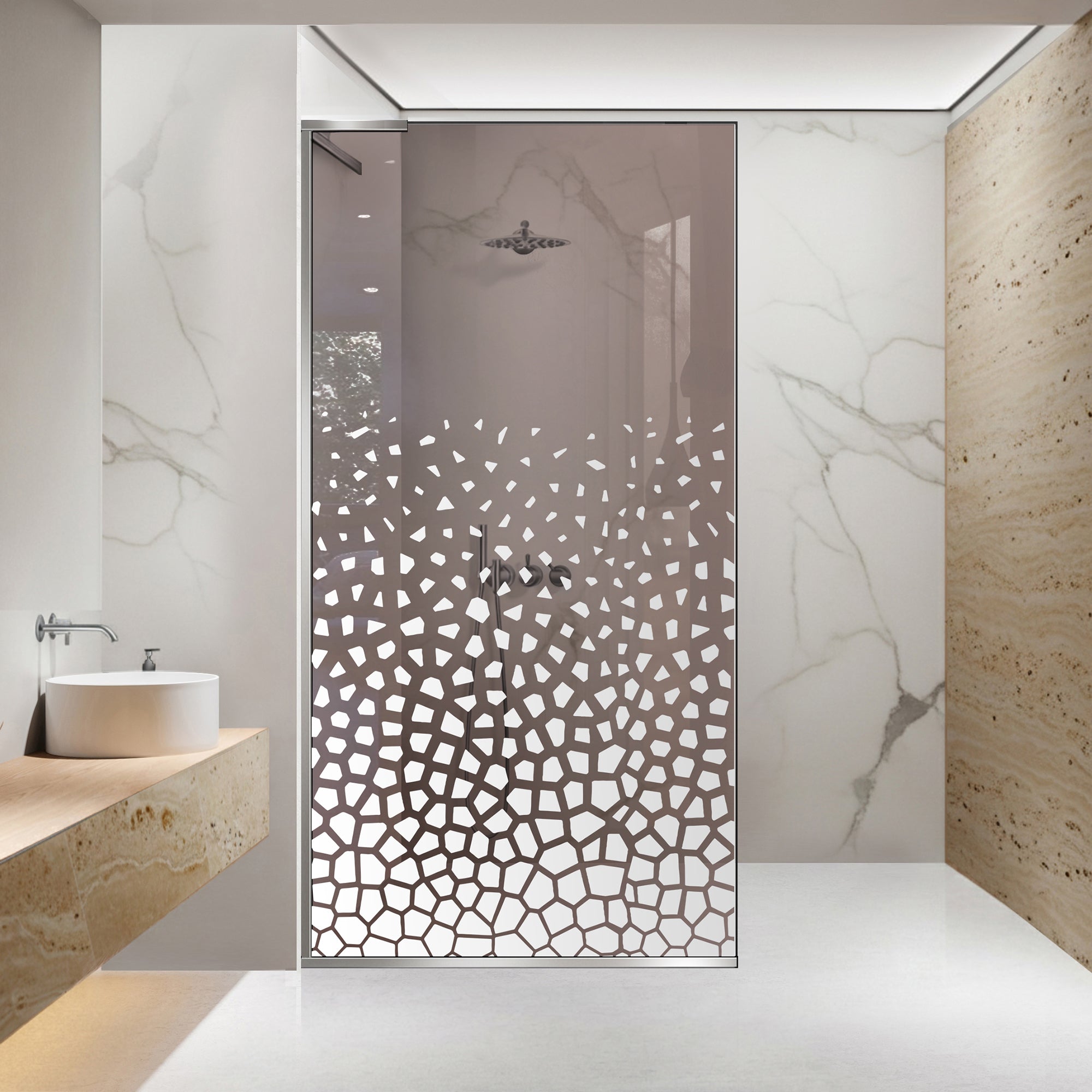 Shower Screens Walk-in, Shower wall Stainless steel, #Bronze #Bronze