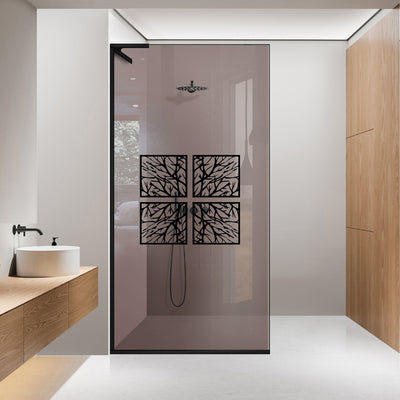 Shower Screens Walk-in, Shower wall Stainless steel, #Bronze #Bronze