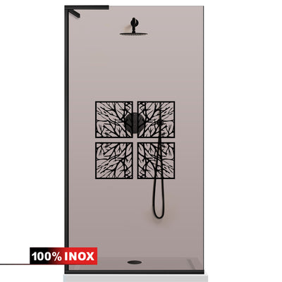 Shower Screens Walk-in, Shower wall Stainless steel, #Bronze #Bronze