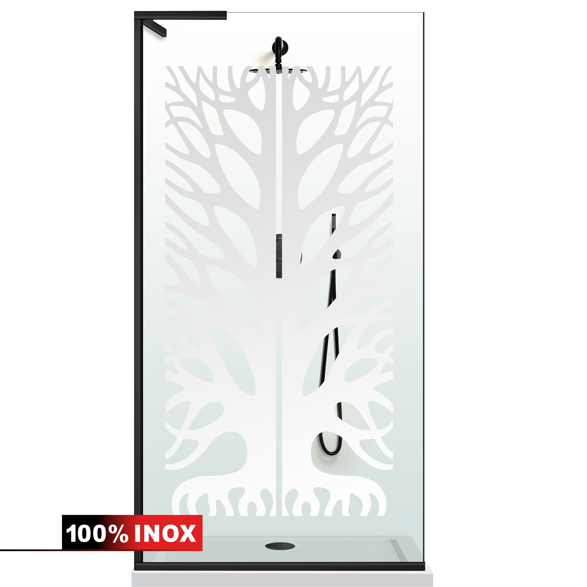 Shower Screens Walk-in, Shower wall Stainless steel, #Clear #Víztiszta