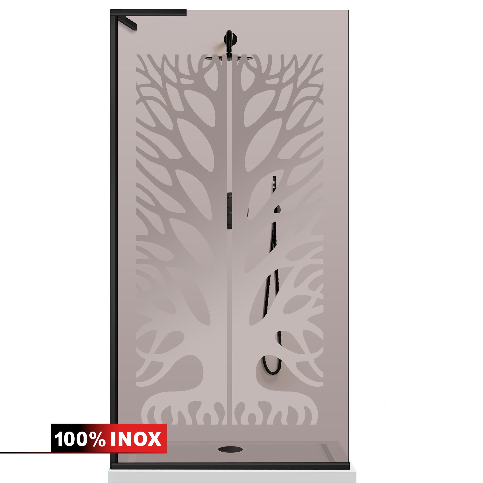 Shower Screens Walk-in, Shower wall Stainless steel, #Bronze #Bronze