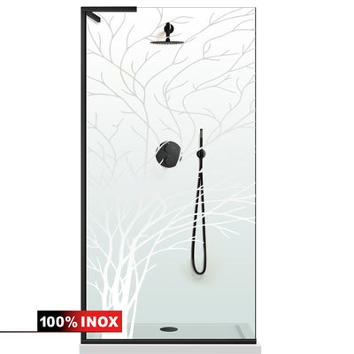 Shower Screens Walk-in, Shower wall Stainless steel, #Clear #Víztiszta