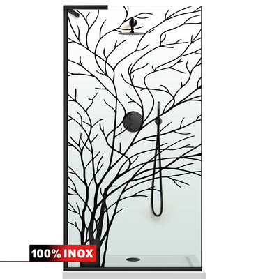 Shower Screens Walk-in, Shower wall Stainless steel, #Clear #Víztiszta
