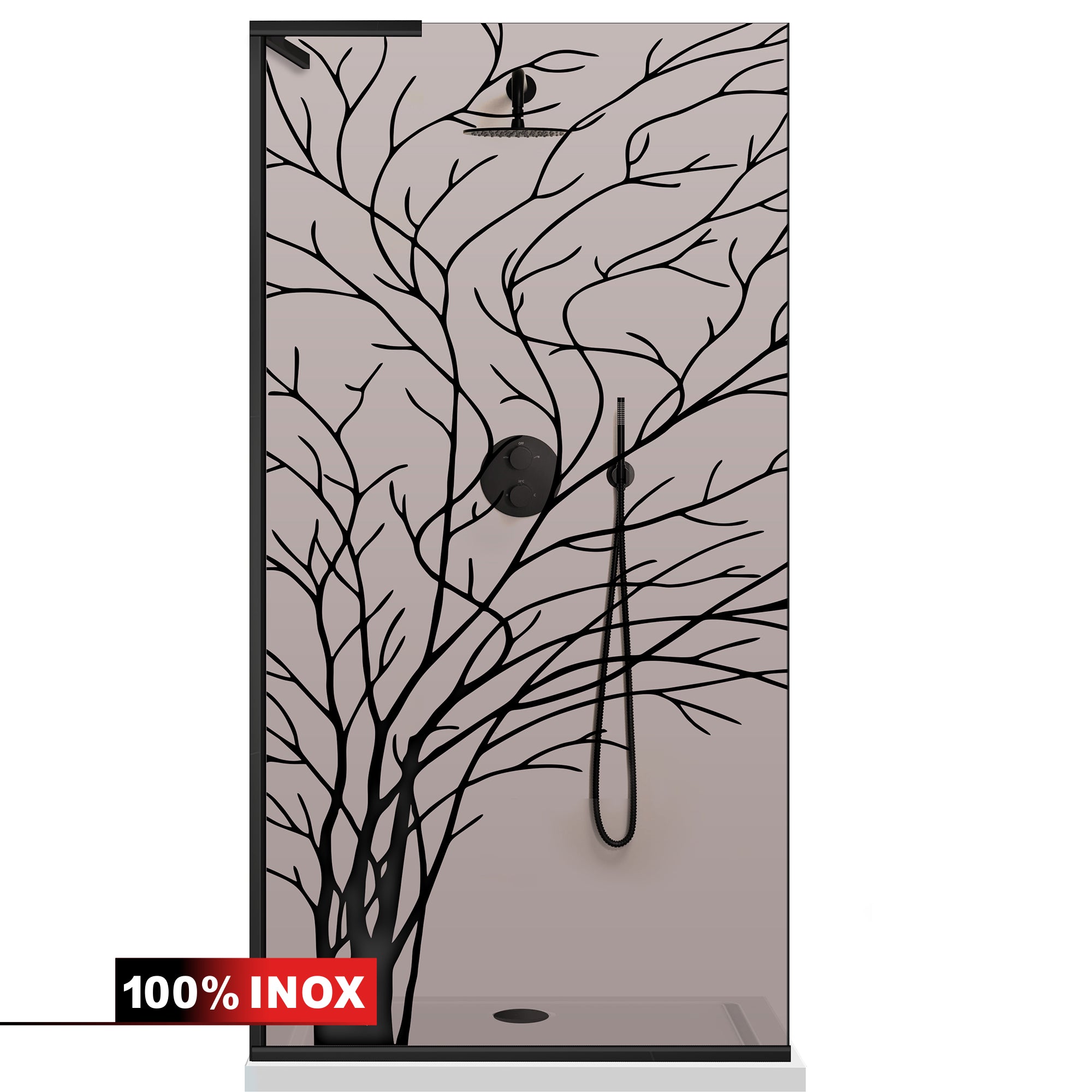 Shower Screens Walk-in, Shower wall Stainless steel, #Bronze #Bronze