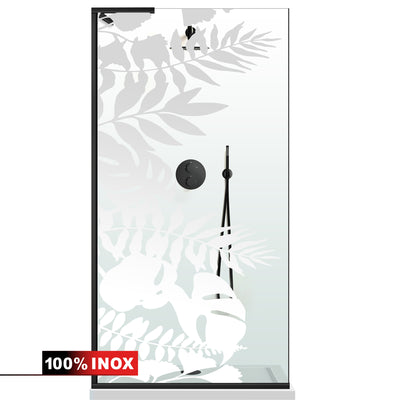Shower Screens Walk-in, Shower wall Stainless steel, #Clear #Víztiszta