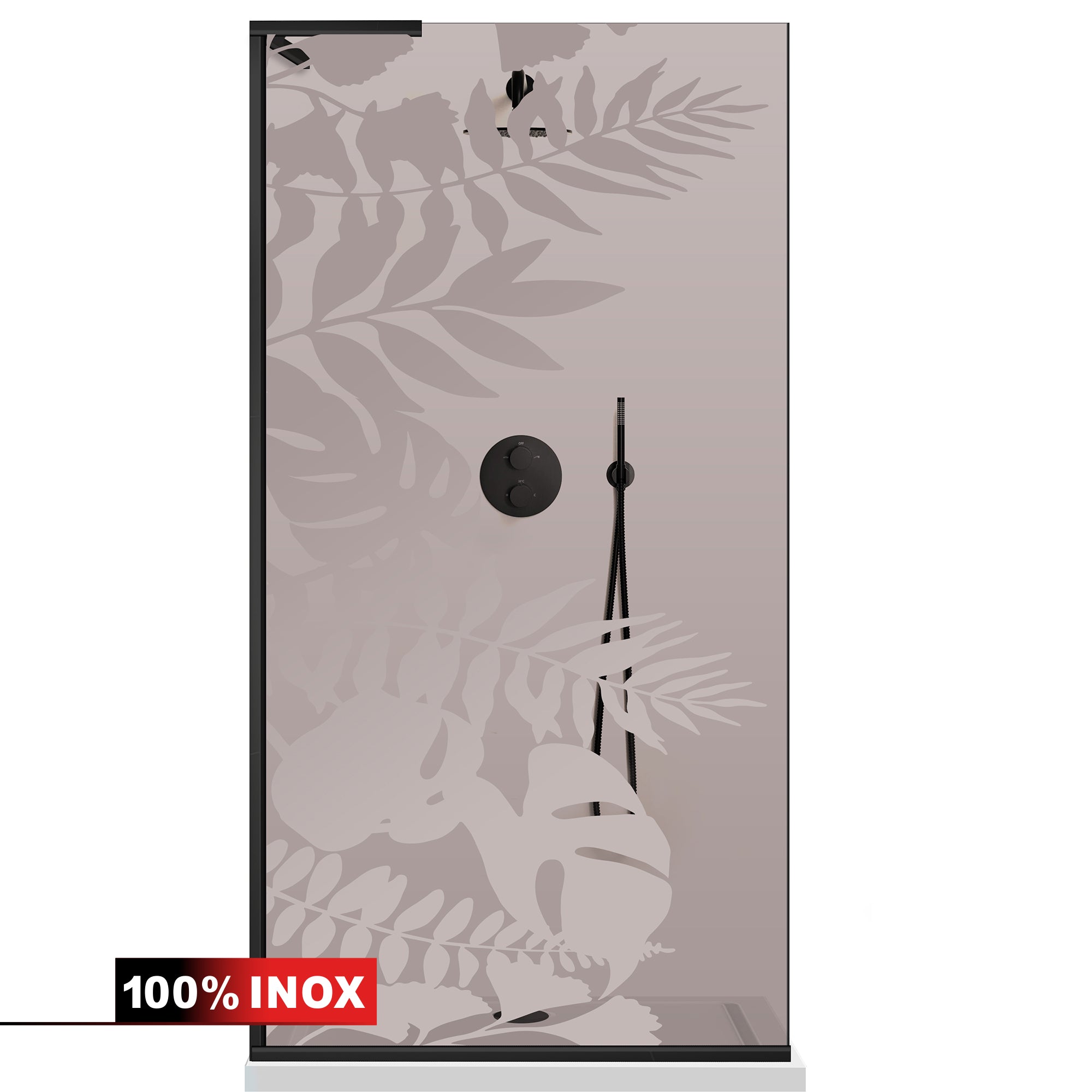 Shower Screens Walk-in, Shower wall Stainless steel, #Bronze #Bronze