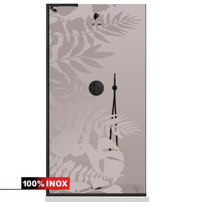 Shower Screens Walk-in, Shower wall Stainless steel, #Bronze #Bronze