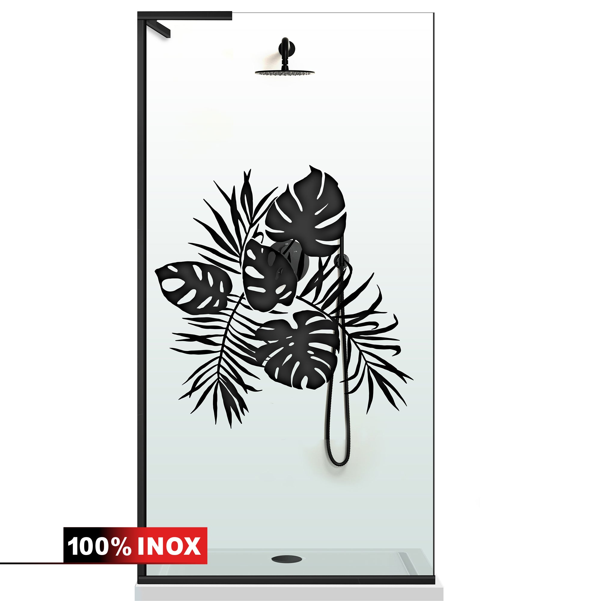 Shower Screens Walk-in, Shower wall Stainless steel, #Clear #Víztiszta