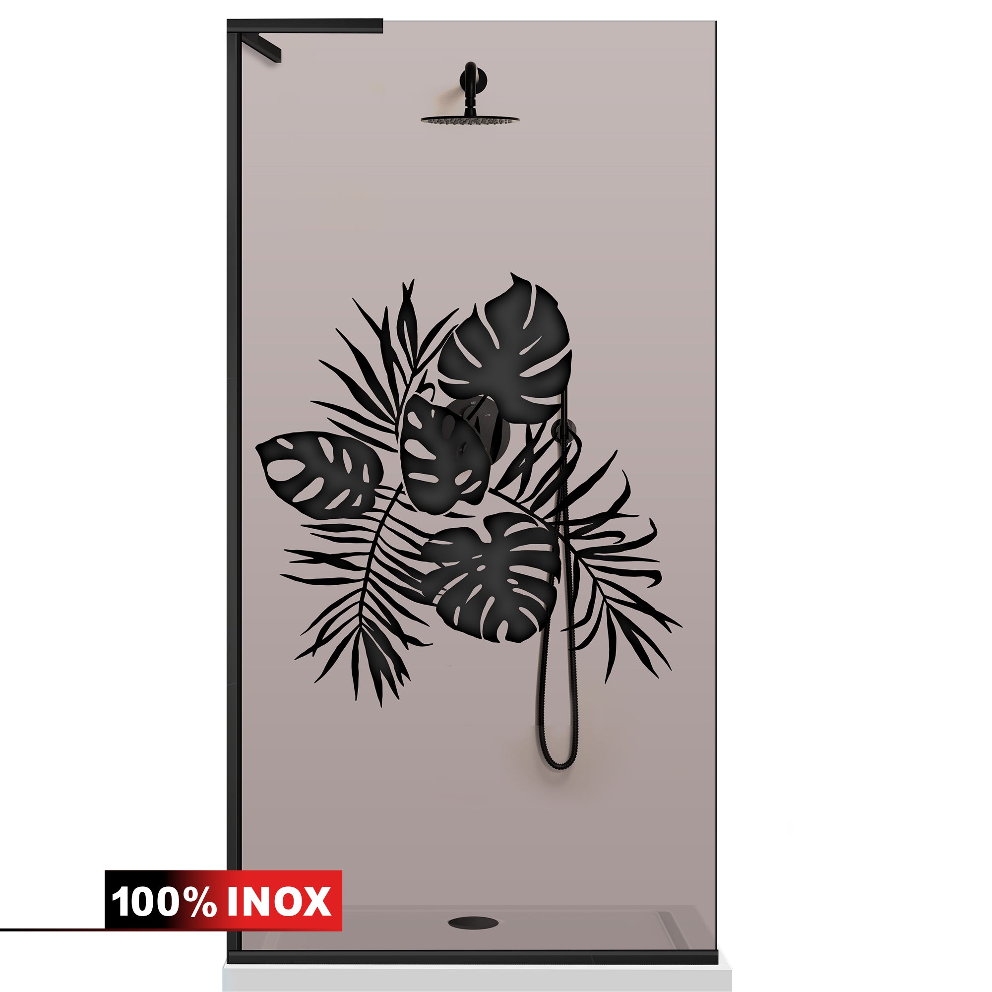 Shower Screens Walk-in, Shower wall Stainless steel, #Bronze #Bronze