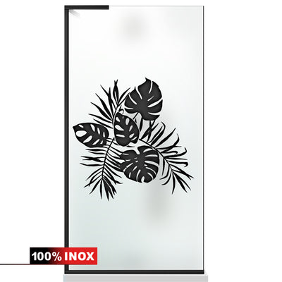 Shower Screens Walk-in, Shower wall Stainless steel, #Satiné #Matt