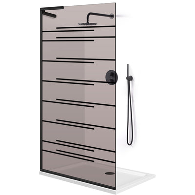 Shower Screens Walk-in, Shower wall Stainless steel, #Bronze #Bronze