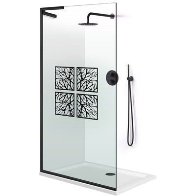 Shower Screens Walk-in, Shower wall Stainless steel, #Clear #Víztiszta