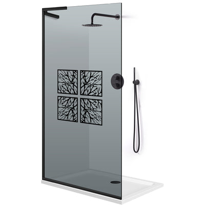 Shower Screens Walk-in, Shower wall Stainless steel, #Grey #Szürke