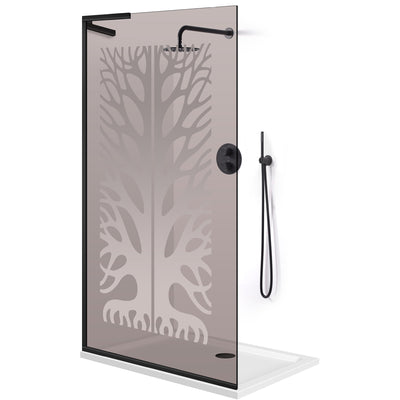 Shower Screens Walk-in, Shower wall Stainless steel, #Bronze #Bronze