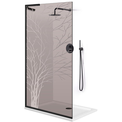 Shower Screens Walk-in, Shower wall Stainless steel, #Bronze #Bronze