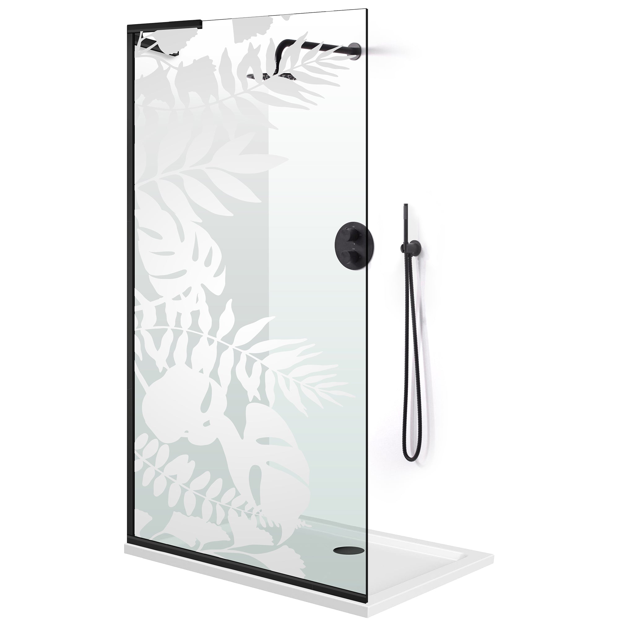 Shower Screens Walk-in, Shower wall Stainless steel, #Clear #Víztiszta