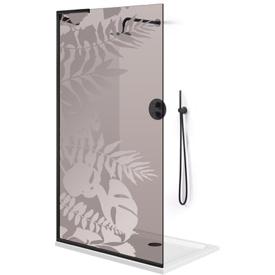 Shower Screens Walk-in, Shower wall Stainless steel, #Bronze #Bronze
