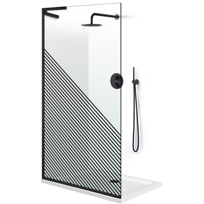 Paravan dus Walk-in, Perete dus Inox, #Clara