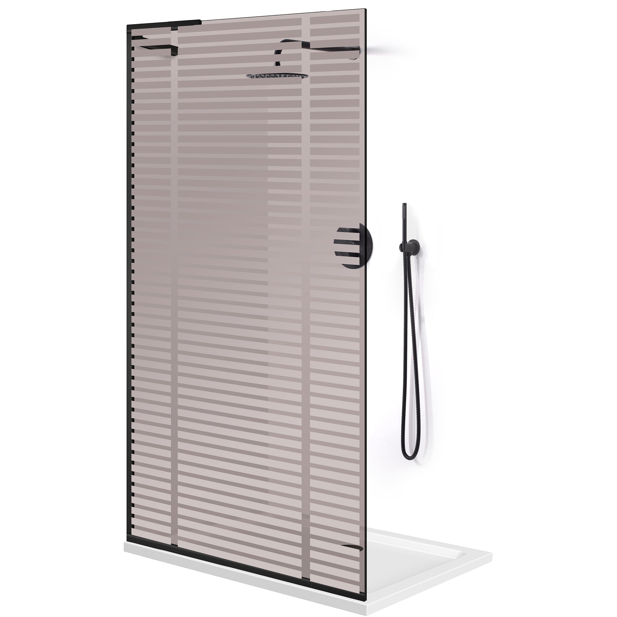 Shower Screens Walk-in, Shower wall Stainless steel, #Bronze #Bronze