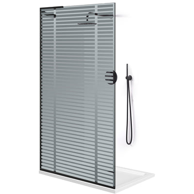 Shower Screens Walk-in, Shower wall Stainless steel, #Grey #Szürke