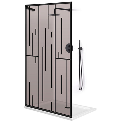 Shower Screens Walk-in, Shower wall Stainless steel, #Bronze #Bronze