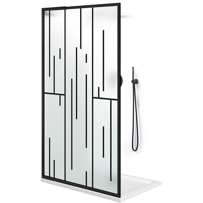 Shower Screens Walk-in, Shower wall Stainless steel, #Satiné #Matt