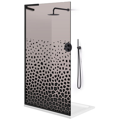 Shower Screens Walk-in, Shower wall Stainless steel, #Bronze #Bronze