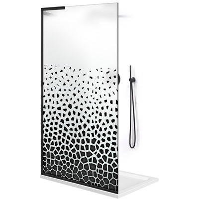 Shower Screens Walk-in, Shower wall Stainless steel, #Satiné #Matt