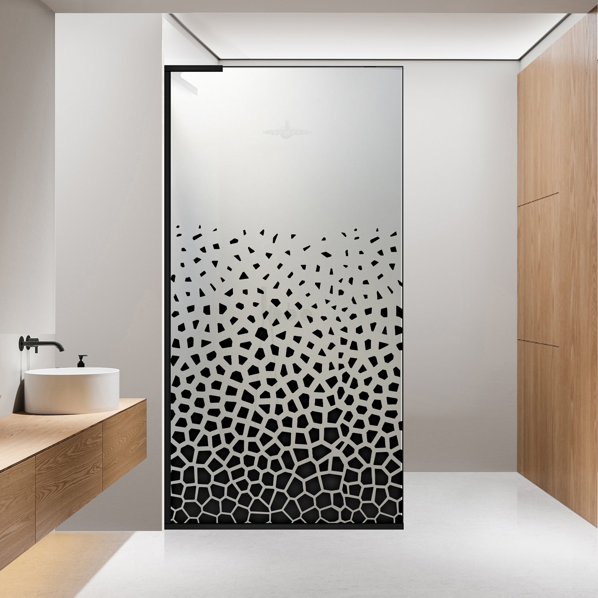 Shower Screens Walk-in, Shower wall Stainless steel, #Satiné #Matt