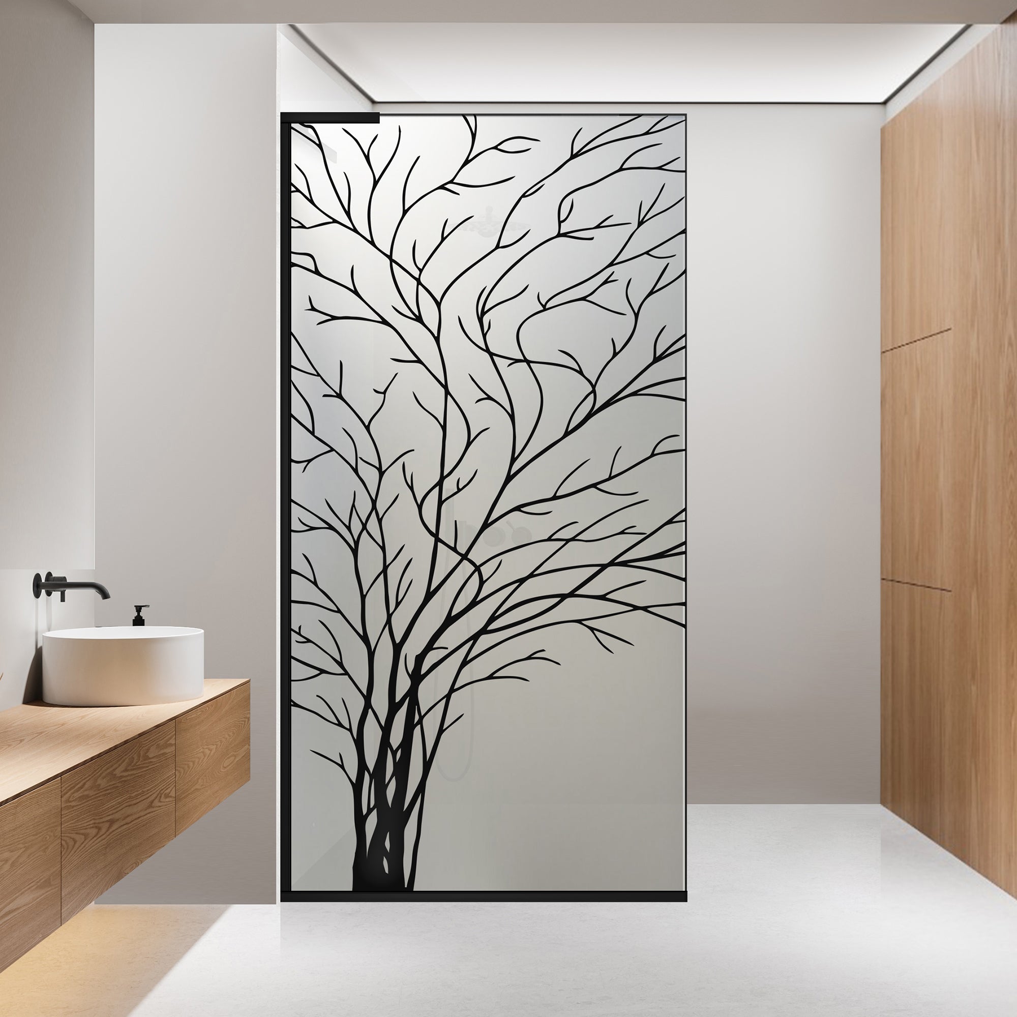 Shower Screens Walk-in, Shower wall Stainless steel, #Satiné #Matt