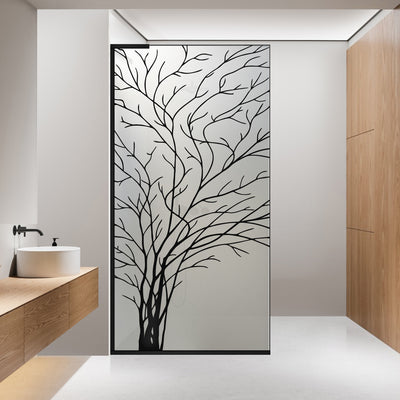 Shower Screens Walk-in, Shower wall Stainless steel, #Satiné #Matt