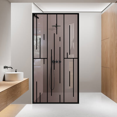 Shower Screens Walk-in, Shower wall Stainless steel, #Bronze #Bronze