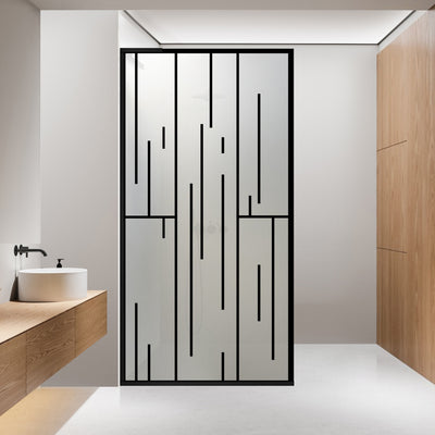 Shower Screens Walk-in, Shower wall Stainless steel, #Satiné #Matt
