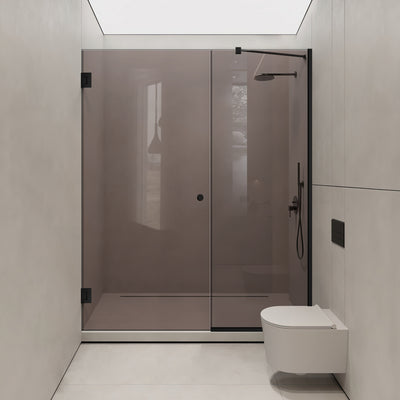 Shower Doors black #Bronze