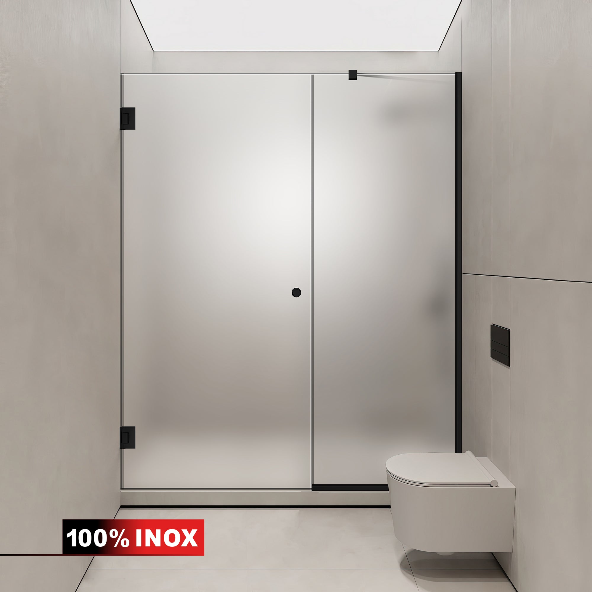 Shower Doors black #Satiné