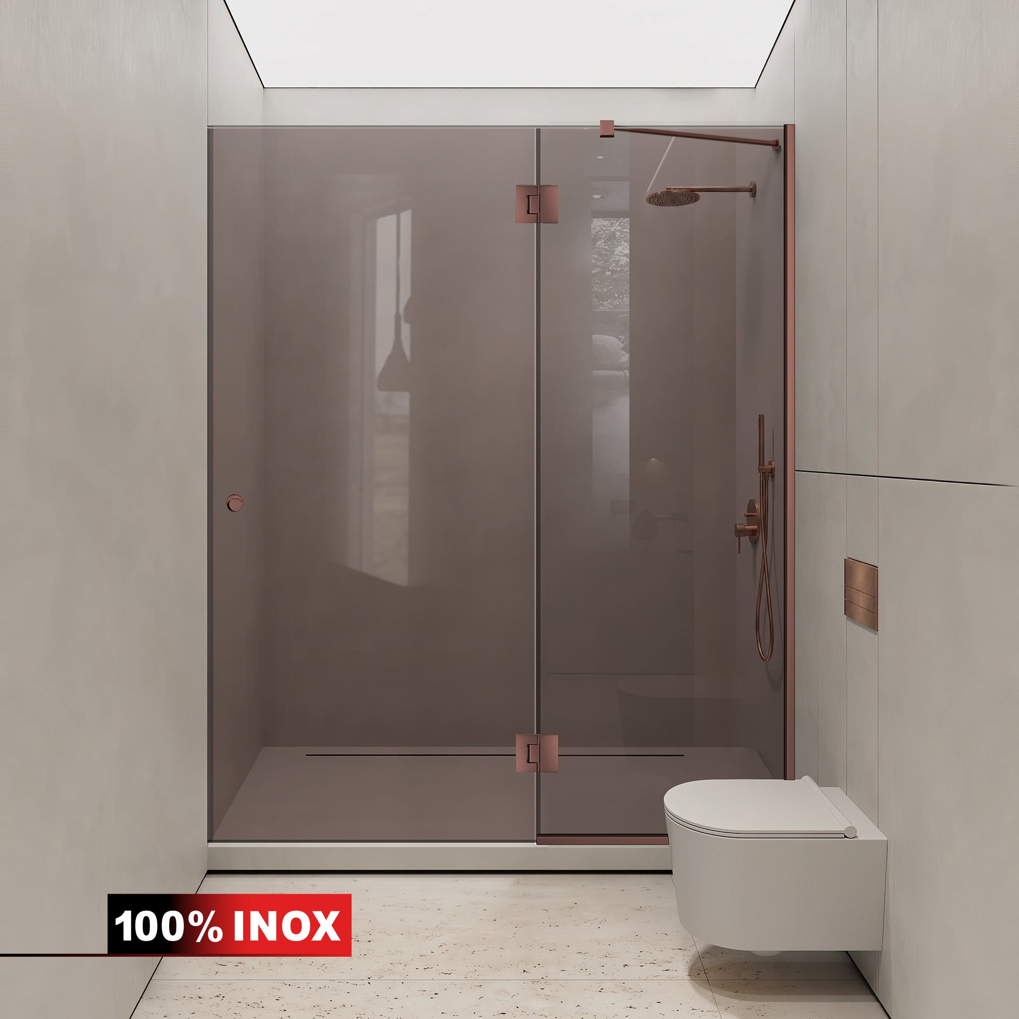Shower Doors copper #Bronze