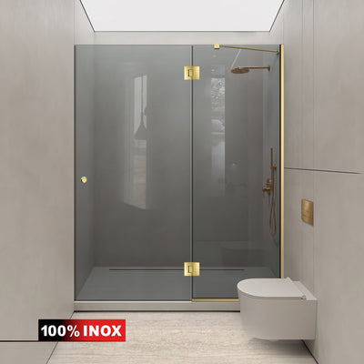 Shower Doors golden #Grey