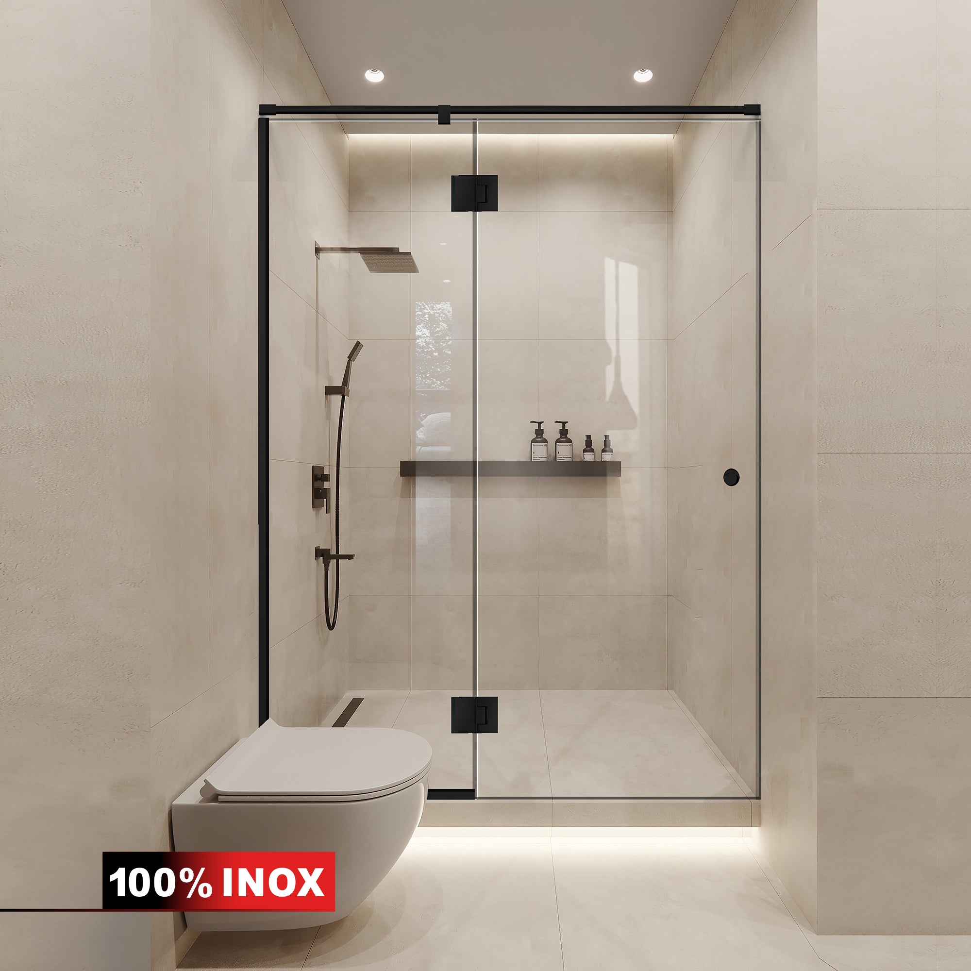 Shower Doors black #Clear