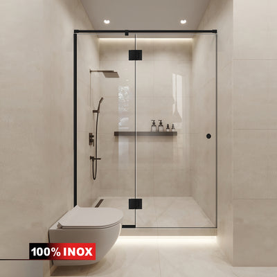 Shower Doors black #Clear